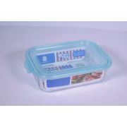 Контейнер для хранения еды White Fox WF-CT1 Стеклянный с крышкой 1л прямоугольный