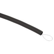 Труба гофрированная FRHF ЭРА GOFR-20-100-FRHF черная безгалогенная трудногорючая d20 с зондом 100м