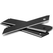 Набор запасных лезвий 25 мм для канцелярских ножей в пл/боксе черные каленые X-PERT/ExProfil 1/100