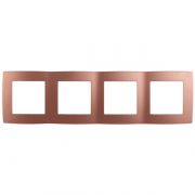 12-5004-14 ЭРА Рамка на 4 поста, Эра12, медь /10***