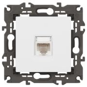 Розетка ЭРА Elegance 14-3107-01М RJ45, белый матовый