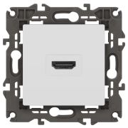 Розетка ЭРА Elegance 14-3114-01М HDMI, белый матовый