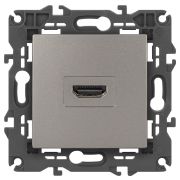 Розетка ЭРА Elegance 14-3114-16 HDMI, титан