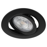 Светильник светодиодный встраиваемый ЭРА KL LED 25A-5 3K BK 5Вт 3000К круглый поворотный черный