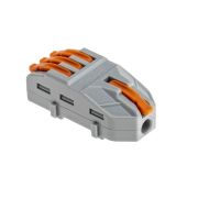 Монтажная клемма Разветвитель с рычагами Terminal Block СМК421-3 STANDART LUX 50/2000