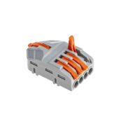 Монтажная клемма Разветвитель с рычагами Terminal Block СМК421-4 STANDART LUX 50/2000
