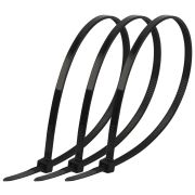 Кабельная стяжка ЭРА NO-225-190 (хомут) нейлоновая 7.6 х 200 мм чёрная (100 шт/уп)