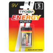 Трофи Элемент питания 6LR61-1BL КРОНА ENERGY POWER (блистер) КРОНА (12/96/4992)