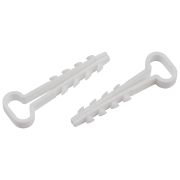 Дюбель хомут ЭРА NO-225-222 для плоского кабеля 6-14 мм белый (10 штук)