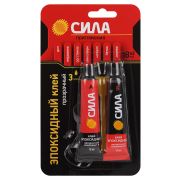 Эпоксидный клей СИЛА SEBL1-36 тубы 2х18 мл блистер