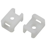 Площадка монтажная ЭРА NO-225-305 22х16 мм белая М4 под хомуты шириной до 10 мм 50 шт