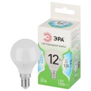 Лампа светодиодная ЭРА GREEN LINE LED P45-12W-840-E14 GL 12Вт шар яркий белый свет E14