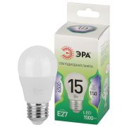 Лампа светодиодная ЭРА GREEN LINE LED P45-15W-865-E27 GL 15Вт шар холодный свет E27
