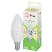 Лампа светодиодная ЭРА GREEN LINE LED B35-12W-830-E14 GL 12Вт свеча теплый свет E14