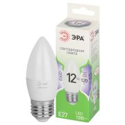 Лампа светодиодная ЭРА GREEN LINE LED B35-12W-865-E27 GL 12Вт свеча холодный свет E27