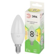 Лампа светодиодная ЭРА GREEN LINE LED B35-8W-830-E14 GL 8Вт свеча теплый свет E14