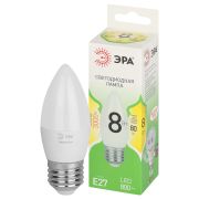 Лампа светодиодная ЭРА GREEN LINE LED B35-8W-830-E27 GL 8Вт свеча теплый свет E27