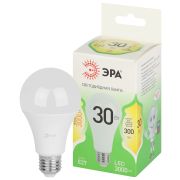 Лампа светодиодная ЭРА GREEN LINE LED A65-30W-830-E27 GL 30Вт груша теплый свет E27