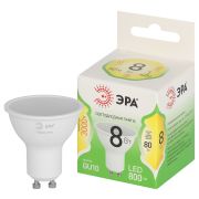 Лампа светодиодная ЭРА GREEN LINE LED MR16-8W-830-GU10 GL 8Вт софит теплый свет GU10