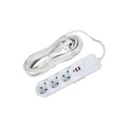 Удлинитель сетевой 3гн с/з, с выкл. 3USB 2,0А 8м 3000ВТ X-PERT XP-L707 1/40