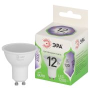 Лампа светодиодная ЭРА GREEN LINE LED MR16-12W-865-GU10 GL 12Вт софит холодный свет GU10