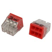 Клемма ЭРА NO-225-361 быстрозажимная 2273-206 компактная 6-проводная 0.2-2.5 мм2 упаковка 20 шт