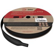 Термоусадочная трубка ЭРА NO-224-287 ТТУ нг-LS 8/4 чёрная рулон 100 м