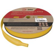 Термоусадочная трубка ЭРА NO-224-332 ТТУ нг-LS 20/10 жёлтая рулон 100 м