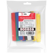 Набор термоусадочных трубок ЭРА NO-224-526 ТТУ нг-LS 8/4 7 цветов по 3 шт L=100 мм