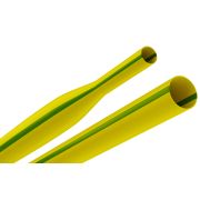 Термоусадочная трубка ЭРА NO-224-427 ТТУ нг-LS 6/3 жёлто-зелёная в отрезках по 1 м 25 шт