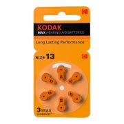 Элемент питания Kodak ZA13-6BL [KZA13-6] MAX Hearing Aid для слуховых аппаратов (1/6/60/300/45000)