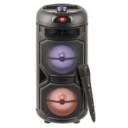 Портативная колонка Intro WZ810 bluetooth бумбокс беспроводная с микрофоном акустическая черная