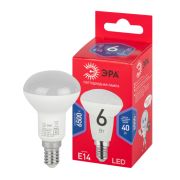 ЭРА LED RED LINE R50-6W-865-E14 R рефлектор холодный дневной свет (1/10/100)
