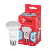 ЭРА LED RED LINE R63-8W-840-E27 R рефлектор нейтральный белый свет (1/10/100)
