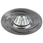 Светильник встраиваемый декоративный ЭРА KL43 SL под лампу MR16 GU5.3 серебро