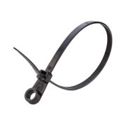 Стяжка кабельная под винт ЭРА 4,8х200 мм черная нейлоновая NO-224-591 (1уп.- 100шт)