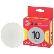 Лампа светодиодная ЭРА RED LINE LED GX-10W-827-GX53 R 10Вт таблетка теплый белый свет GX53