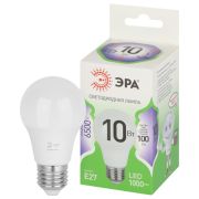 Лампочка светодиодная ЭРА GREEN LINE LED A60-10W-865-E27 GL груша холодный дневной свет (10/100)