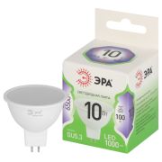 Лампочка светодиодная ЭРА GREEN LINE LED MR16-10W-865-GU5.3 GL софит холодный дневной свет (10/100)