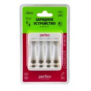 Зарядное устройство PERFEO Ni-MH/CD, 5V, 4 слота, AA/AAA, PF-UN-410