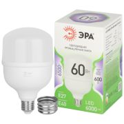 Лампа светодиодная ЭРА GREEN LINE LED POWER T100-60W-865-E27/E40 GL колокол холодный белый свет 1/30