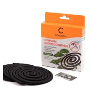 Спирали антимоскитные черные «Следопыт» от комаров (упак.10 шт) с подставкой держ. PF-IR-04 1/52