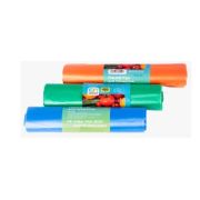 Пакеты фасовочные для продуктов ПВД в рулоне 240*370 25мкм СИНИЕ (100шт в рулоне) 1/5