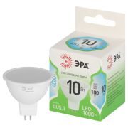 Лампочка светодиодная ЭРА GREEN LINE LED MR16-10W-840-GU5.3 GL софит яркий белый свет (10/100)