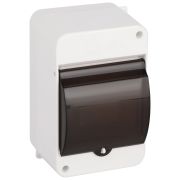 Корпус пластиковый навесной ЭРА SIMPLE КМПн 1/4 IP30 прозрачная крышка белый