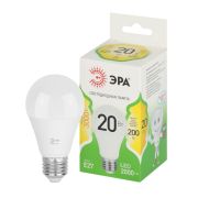 Лампочка светодиодная ЭРА GREEN LINE LED A60-20W-830-E27 GL груша теплый белый свет (10/100)