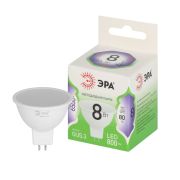 Лампочка светодиодная ЭРА GREEN LINE LED MR16- 8W-865-GU5.3 GL софит холодный дневной свет (10/100)