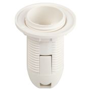 Патрон ЭРА Е14 с кольцом пластик белый без наклейки групповая упаковка 50 шт