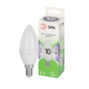 Лампочка светодиодная ЭРА GREEN LINE LED B35-10W-865-E14 GL свеча холодный дневной свет (10/100)