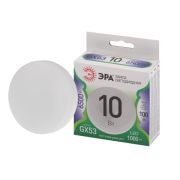 Лампочка светодиодная ЭРА GREEN LINE LED GX-10W-865-GX53 GL таблетка холодный дневной свет (10/100)